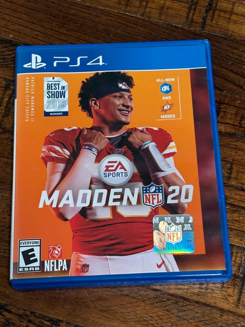 PS4 EA Sports Madden NFL 20 Patrick Mahomes Best In Show 2019 Football Game